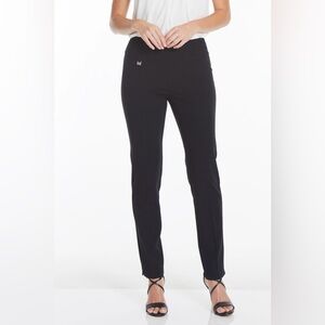 NWOT MULTIPLES SLIMSATION Gray Straight Leg Trousers, Size 2
